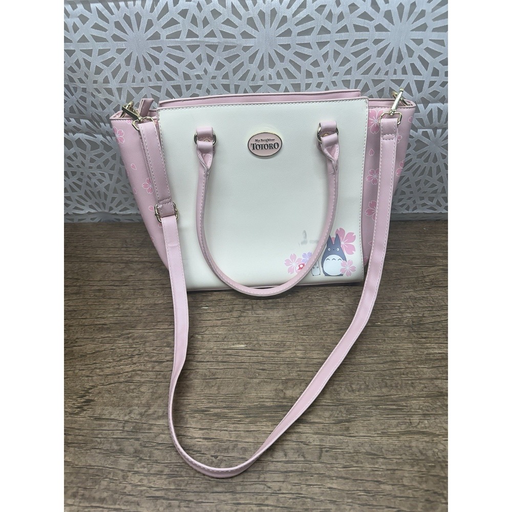 Studio Ghibli "My Neighbor Totoro" Sakura Cherry‎ Blossom Satchel Purse - Picture 13 of 14